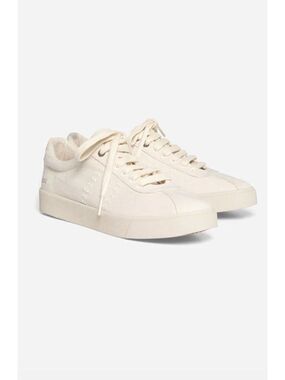 NWOT Superga Cream Organic Canvas Sneaker Size 39/8